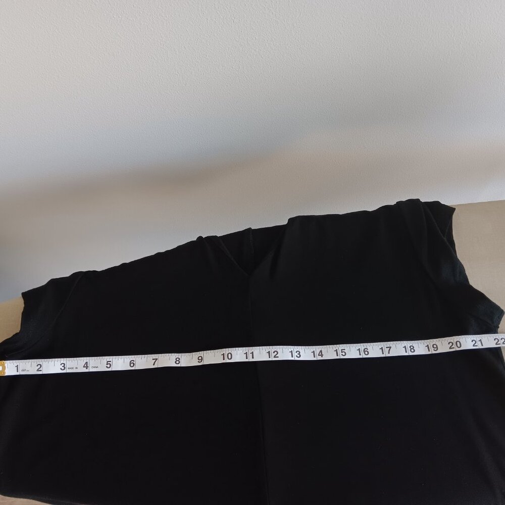 Eileen Fisher 1X Black Knit Dress - Picture 7 of 8
